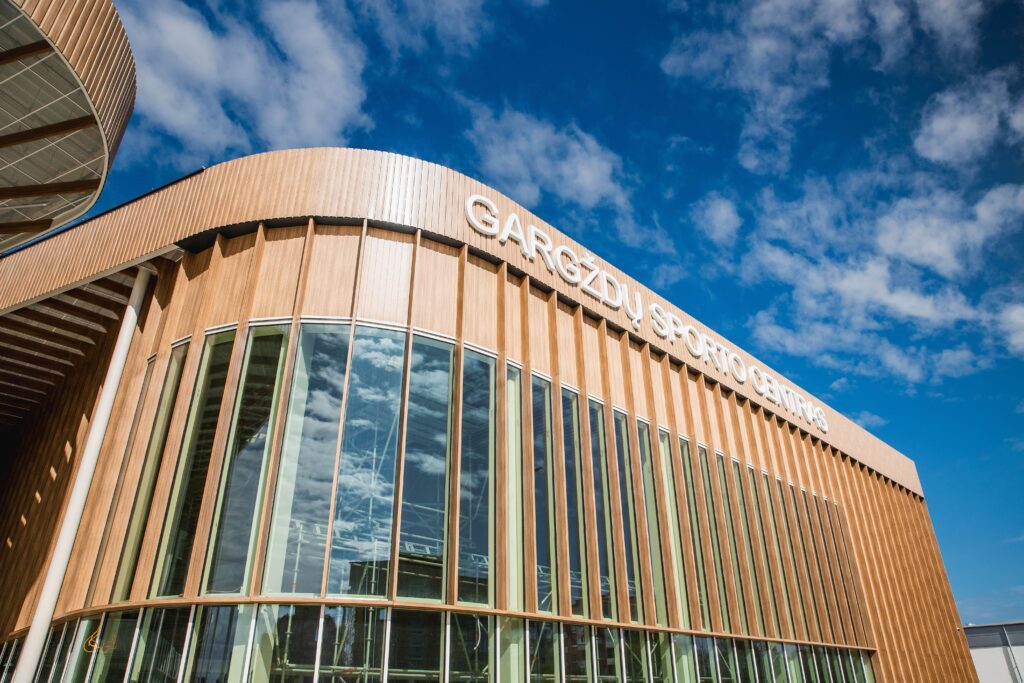 Daugiafunkcio sporto centro Gargžduose statybos