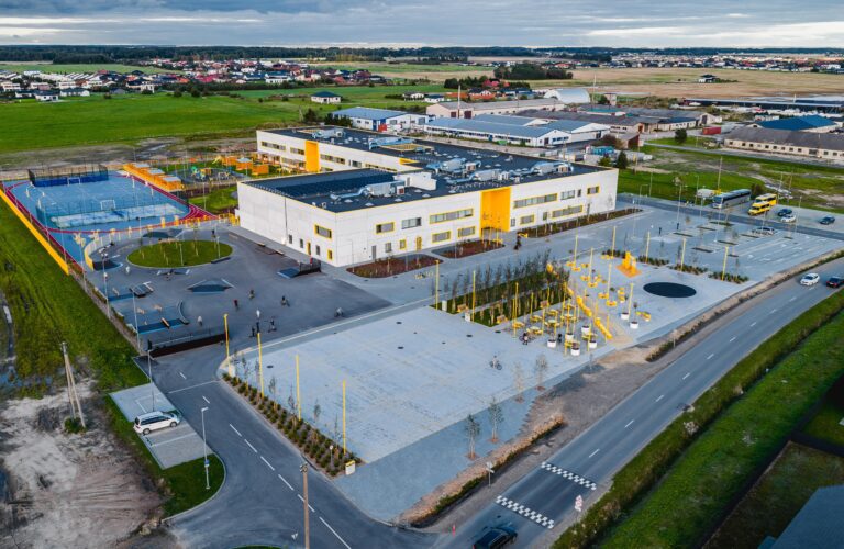 Daugiafunkcio centro Sendvario seniūnijoje statybos