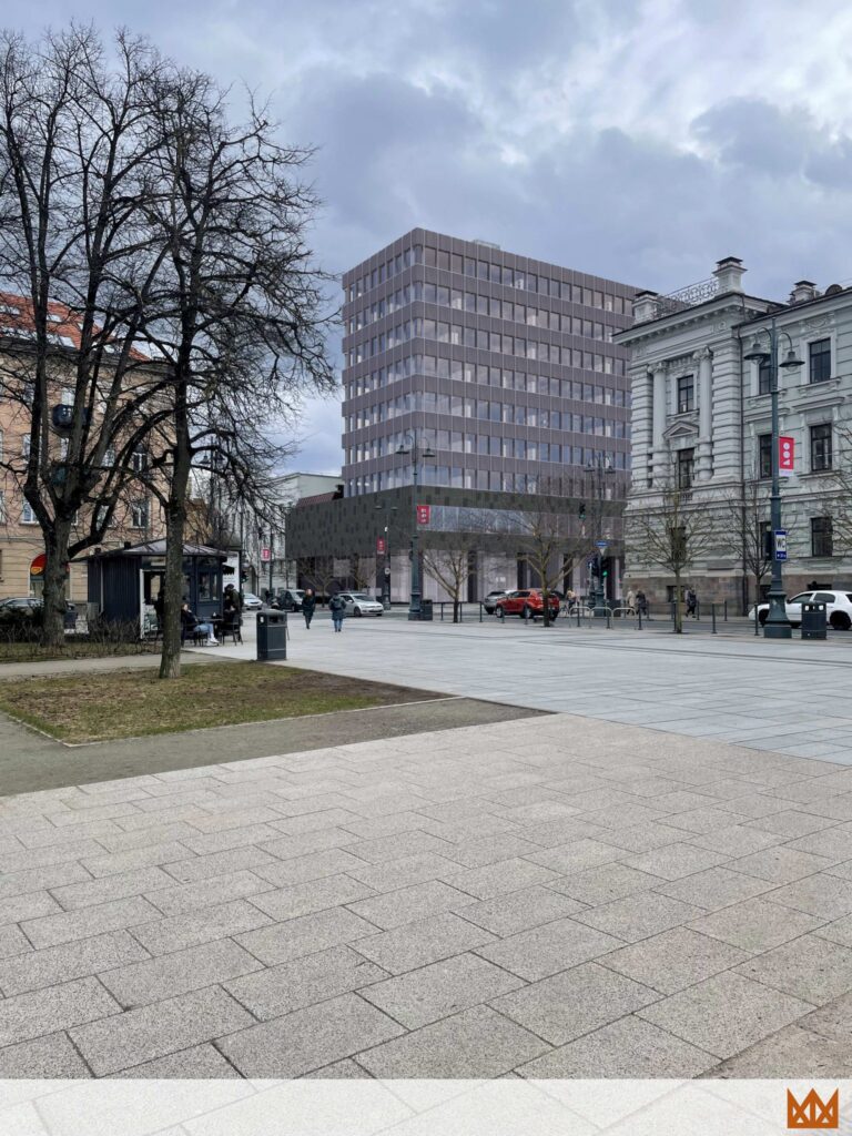 Modernization of an administrative building in Vilnius