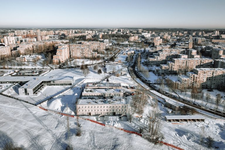 Lopšelio-darželio Žemynos g., Vilniuje statybos darbai