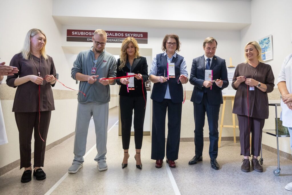 Dalyvavome RVUL skubios pagalbos skyriaus atidarymo šventėje