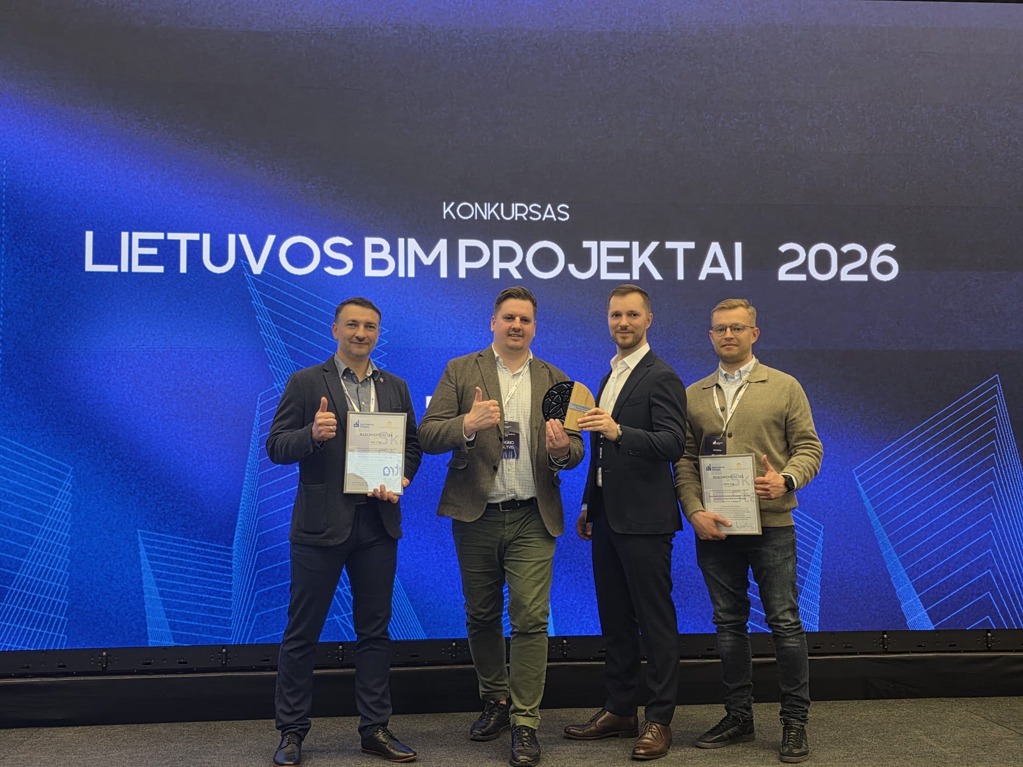 Gargždų sporto centras pripažintas geriausiu visuomeninių pastatų BIM projektu