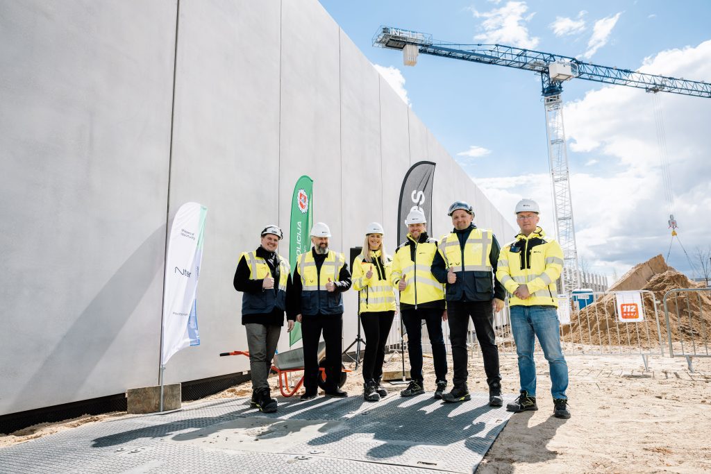Šiaulių apskr. vyr. policijos komisariato statybvietėje įkasta kapsulė